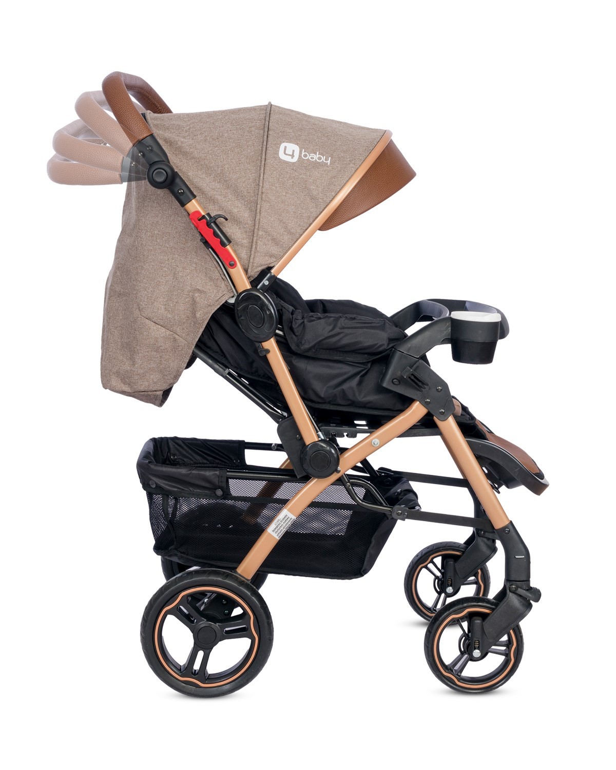 4 Baby AB430 Active Plus Gold Travel Sistem / Gri - BEBEKavm