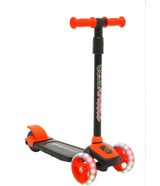 Cool Wheels Twist Led Işıklı 3 Tekerlekli Yükseklik Ayarlı Scooter Turuncu