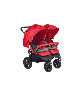 Sunny Baby Prego Sweety İkiz Bebek Arabası -Kırmızı +Yağmurluk