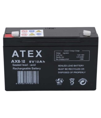 Atex AX 6-12 6 VOLT 12 AH /AKÜ