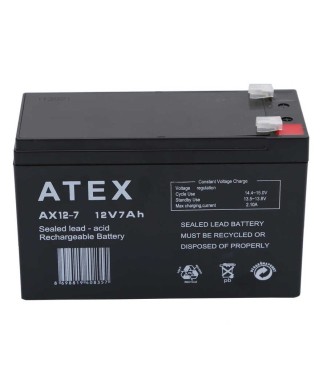 Atex AX 12-7 12 VOLT 7 AH /AKÜ