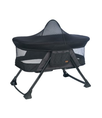 Joell Anne Yanı Katlanır Beşik / Siyah-Füme