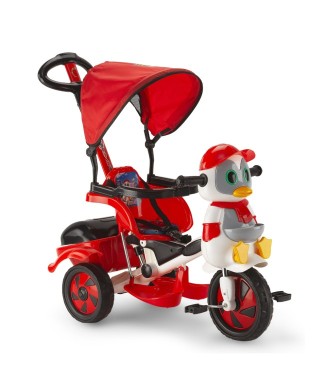 DİLAVER PENGUEN POUFİ GEZİ BİSİKLET KIRMIZI