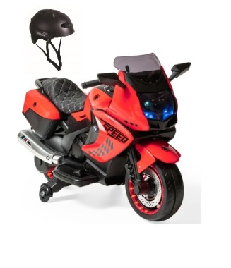 Baby2Go 2293 Speed Akülü Motor / Kırmızı+kask