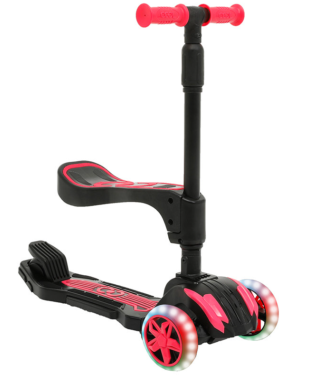  Cool Wheels Combo Oturaklı Scooter Pembe
