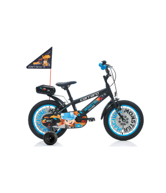 Carraro Monster 16 Jant Mat Siyah Gri