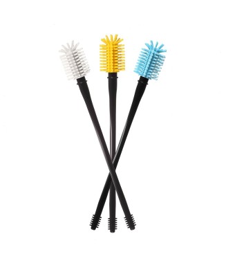 Black Stone Biberon ve Emzik Temizleme Fırçası / Gri 