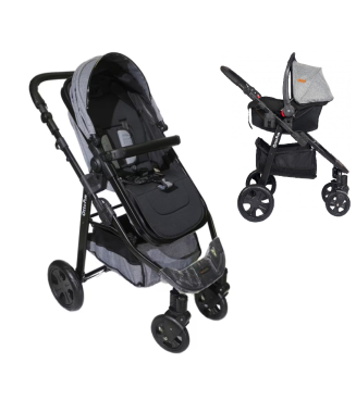 Ottoplus OP470 Travel Sistem Bebek Arabası Gri	