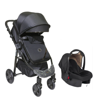 Ottoplus OP470 Travel Sistem Bebek Arabası Siyah	