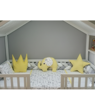 Bonibos Polly Montessori  Uyku Seti  90x190 / Sarı