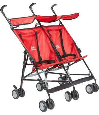 ALDEBA İKİZ BASTON BEBEK ARABASI KIRMIZI