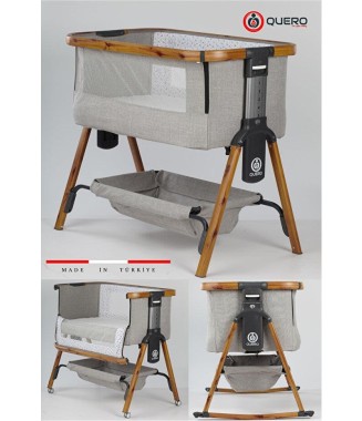 Quero Losa Anne Yanı Katlanır Kademeli Beşik Kahve