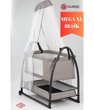 Quero Diva Anne Yanı Sallanır Beşik 0-18 Ay / Gri