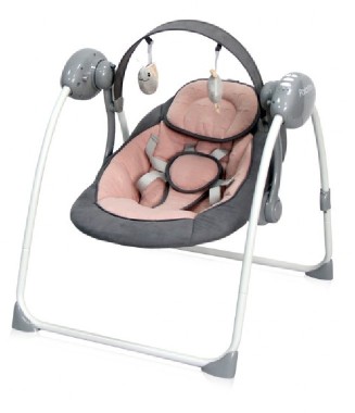 Lorelli Portofino Swing Play Müzikli Otomatik Bebek Salıncağı Pink