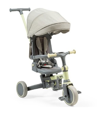 Baby2Go Go Bike Üç Tekerli Katlanabilir Bisiklet Sarı