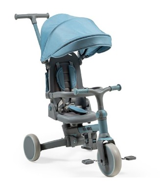 Baby2Go Go Bike Üç Tekerli Katlanabilir Bisiklet Mavi