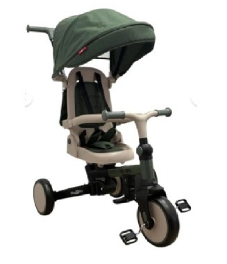 Baby2Go Go Bike Üç Tekerli Katlanabilir Bisiklet Yeşil