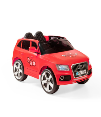 Baby2Go 2394 Suv 12 Volt Uzaktan Kumandalı Deri Koltuklu Akülü Araba Kırmızı