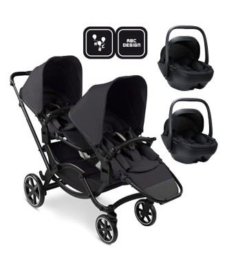 ABC Design 2026 Zoom 2 Coal İkiz Bebek Arabası Travel Sistem I-Size