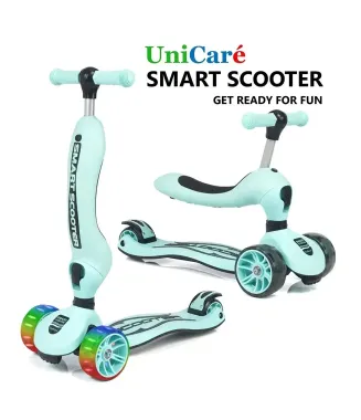 Unicare Smart Oturaklı Çocuk Scooter Turkuaz