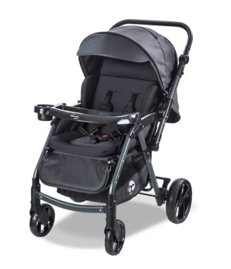 Baby Care Bc-500 Combo Maxi Pro Çift Yönlü Puset Füme/Siyah