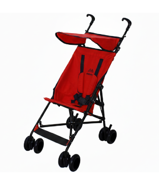 Aldeba 3020 Eco Baston Bebek Arabası / Kırmızı