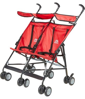 ALDEBA İKİZ BASTON BEBEK ARABASI KIRMIZI