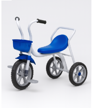 Polat 3 Teker Metal Bisiklet / Mavi