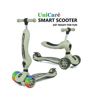 Unicare Smart Oturaklı Çocuk Scooter Yeşil
