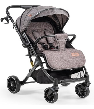 Baby2Go 2421 Violet Kabin Çift Yönlü Bebek Arabası / Koyu Gri