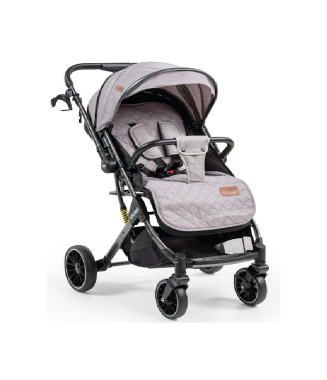 Baby2Go 2421 Violet Kabin Çift Yönlü Bebek Arabası / Açık Gri