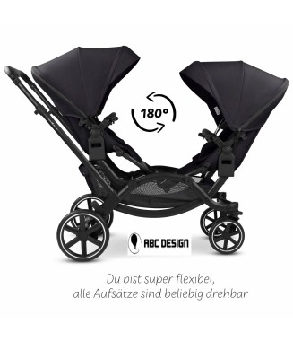 ABC Design 2026 Zoom 2 Coal / İkiz Bebek Arabası