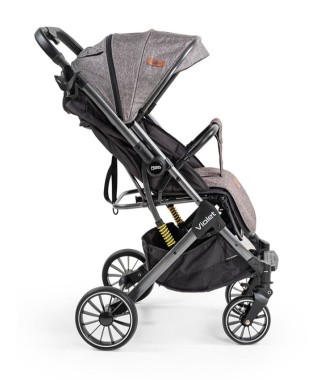 Baby2Go 2421 Violet Kabin Çift Yönlü Bebek Arabası / Koyu Gri