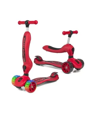 Unicare Smart Oturaklı Çocuk Scooter / Kırmızı