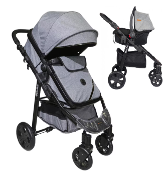 Ottoplus OP470 Travel Sistem Bebek Arabası /  Gri	