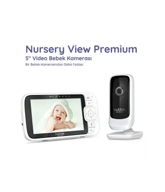 Hubble Nursery View Premium 5″ Dijital Video Bebek Kamerası