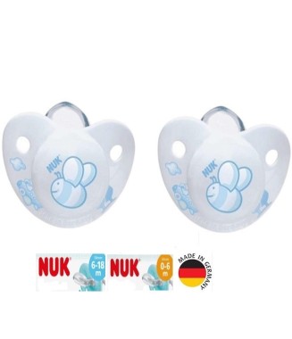  Nuk Silikon Emzik 06-Ay ve 6-18 Ay ikili / Mavi