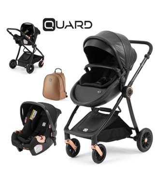 Quard Aura Trio Travel Sistem Bebek Arabası Siyah