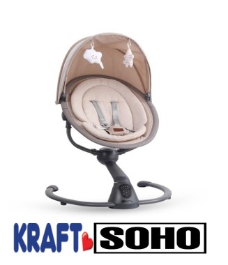 Kraft Soho Plus Elektrikli Ana Kucağı Salıncak / Bej