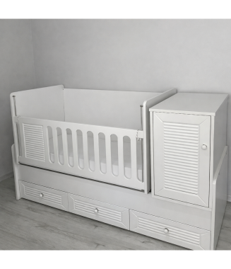 Artemis Büyüyen Uzayan Sallanır Beşik Karyola  70x130 cm  