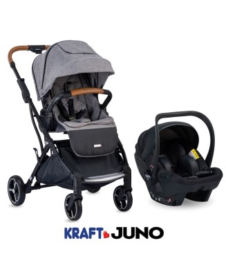 Kraft Juno i-Size Travel Sistem Bebek Arabası / Açık Gri
