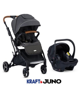 Kraft Juno i-Size Travel Sistem Bebek Arabası / Koyu-Gri