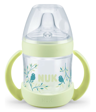 Nuk Nature Sense Isı Göstergeli PP Alıştırma Bardağı 150 ml / Yeşil