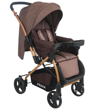 Prava Comfort Plus Çift Yönlü Bebek Arabası /Gold-Kahve