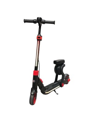 COOL WHEELS S-CLICK Elektrikli Oturaklı Scooter/ Siyah-Kırmızı