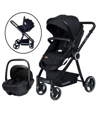 Prava Safir I-Size Travel Sistem Bebek Arabası / Siyah