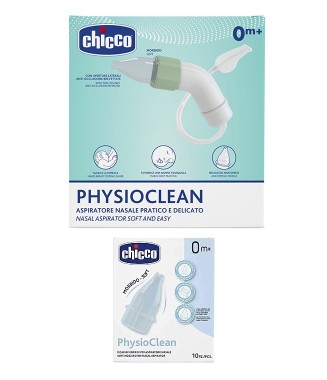 Chicco PhysioClean Burun Aspiratörü Ve Yedek Başlık 10 adet 0m+