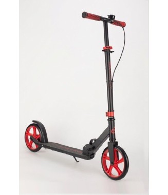 Cool Wheels 12 + Yaş Frenli Scooter / Siyah-Kırmızı