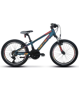 CARRARO FORCE 20 JANT 250H 21 VİTES ÇOCUK BİSİKLETİ 6-10 YAŞ / MAT PETROL-KIRMIZI-TURUNCU