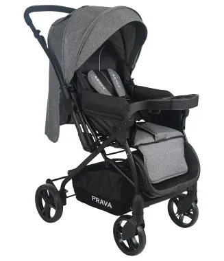 Prava Comfort Plus Çift Yönlü Bebek Arabası / Gri